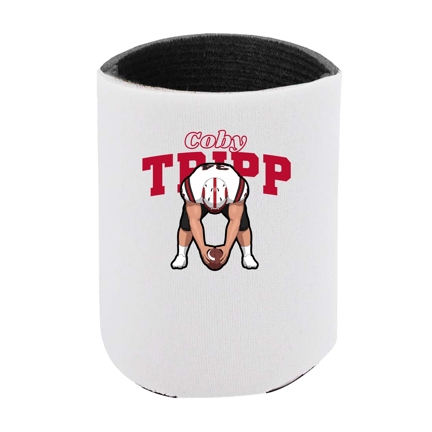 Can Holder — Name Arch in White