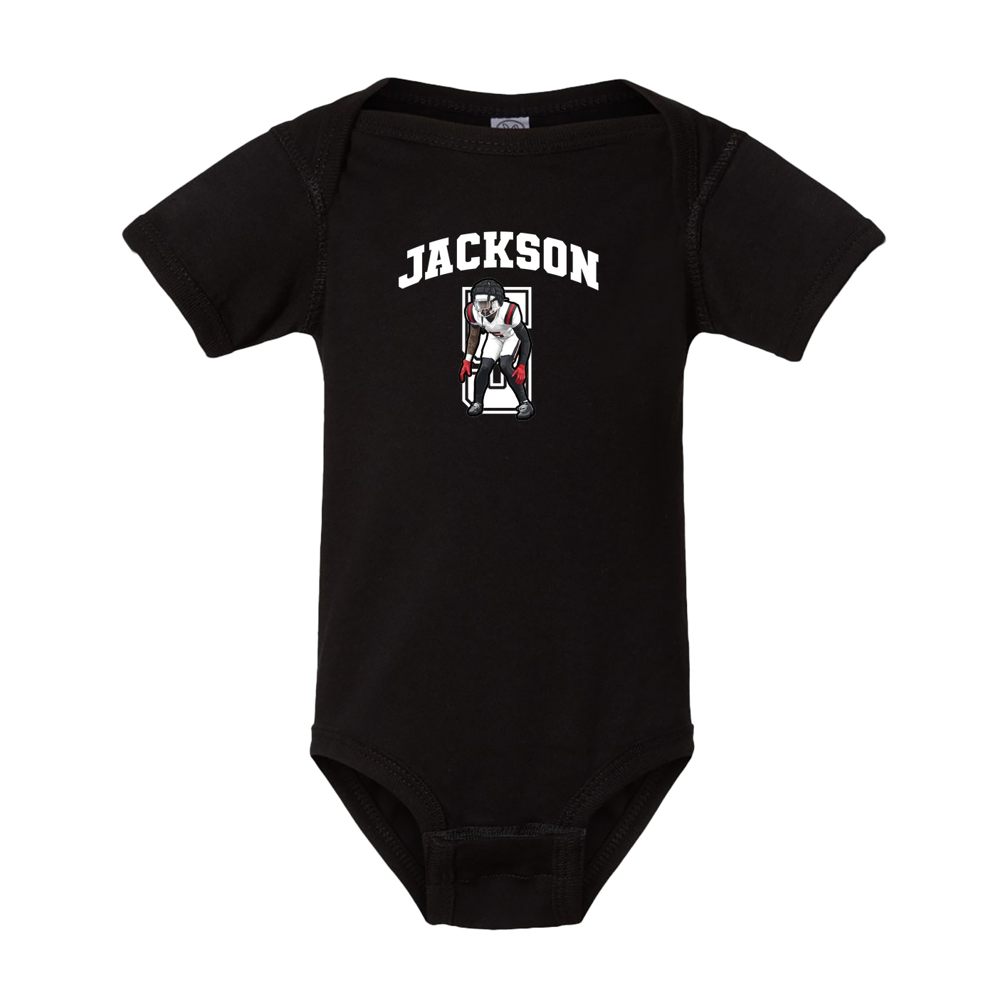 Baby Onesie — Number in Black