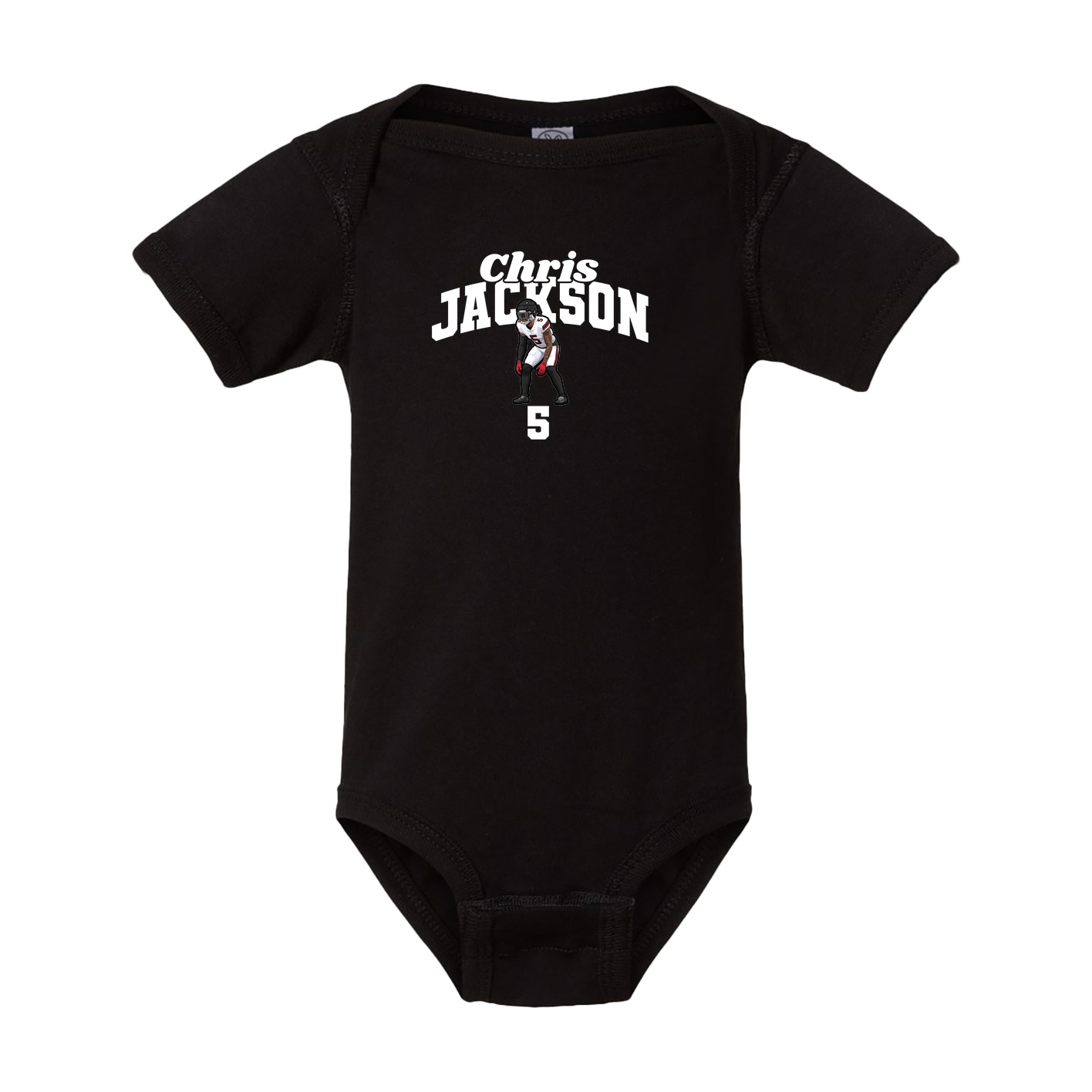 Baby Onesie — Signature Arch in Black
