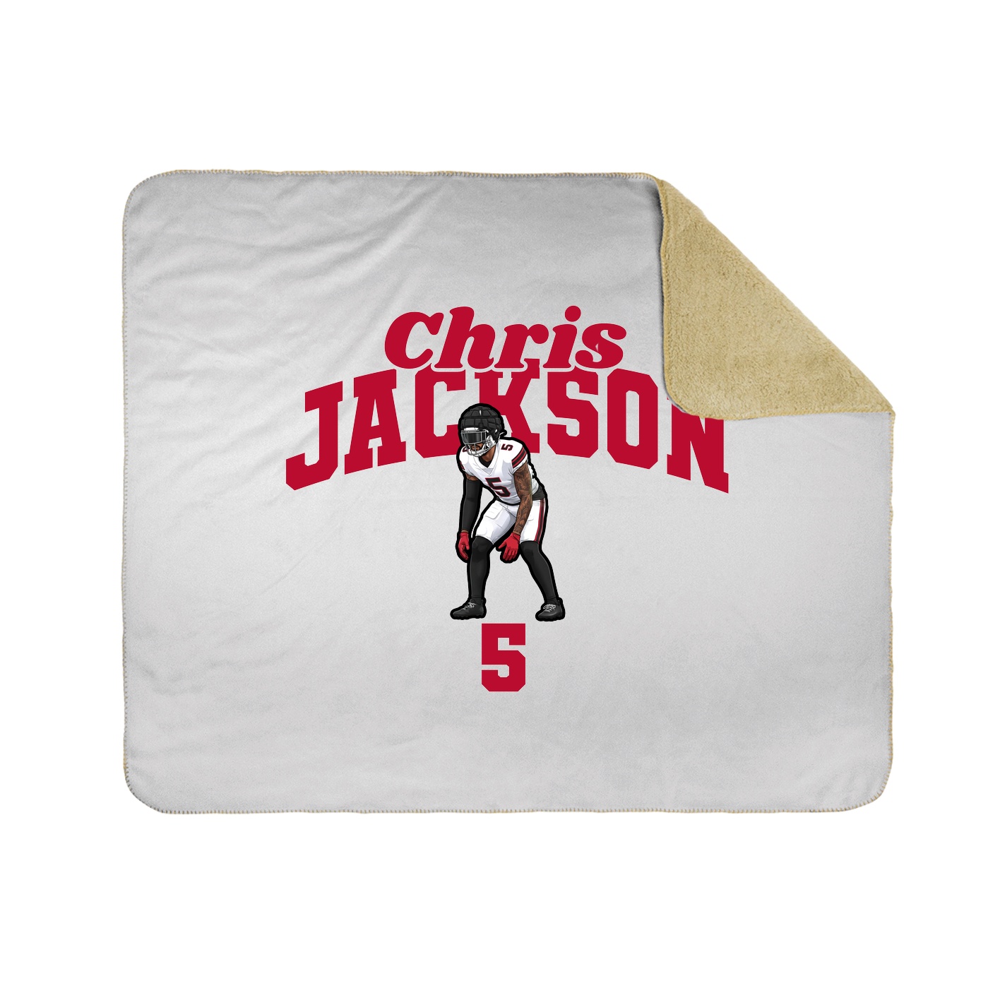 Throw Blanket — Signature Arch in White