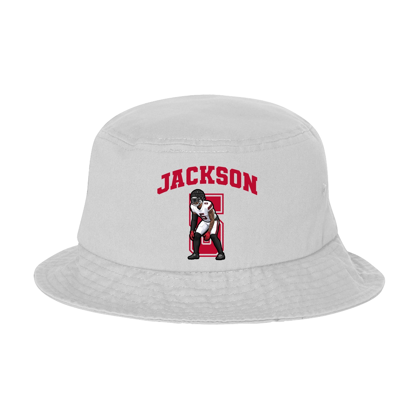 Bucket Cap — Number in White