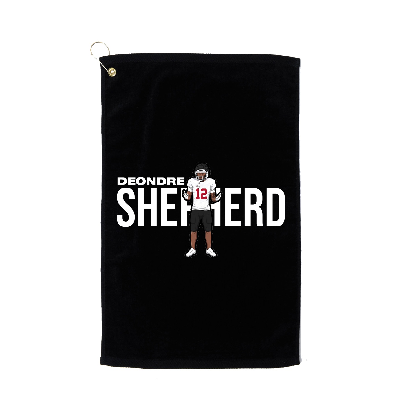 Golf Towel — Player Name in Black