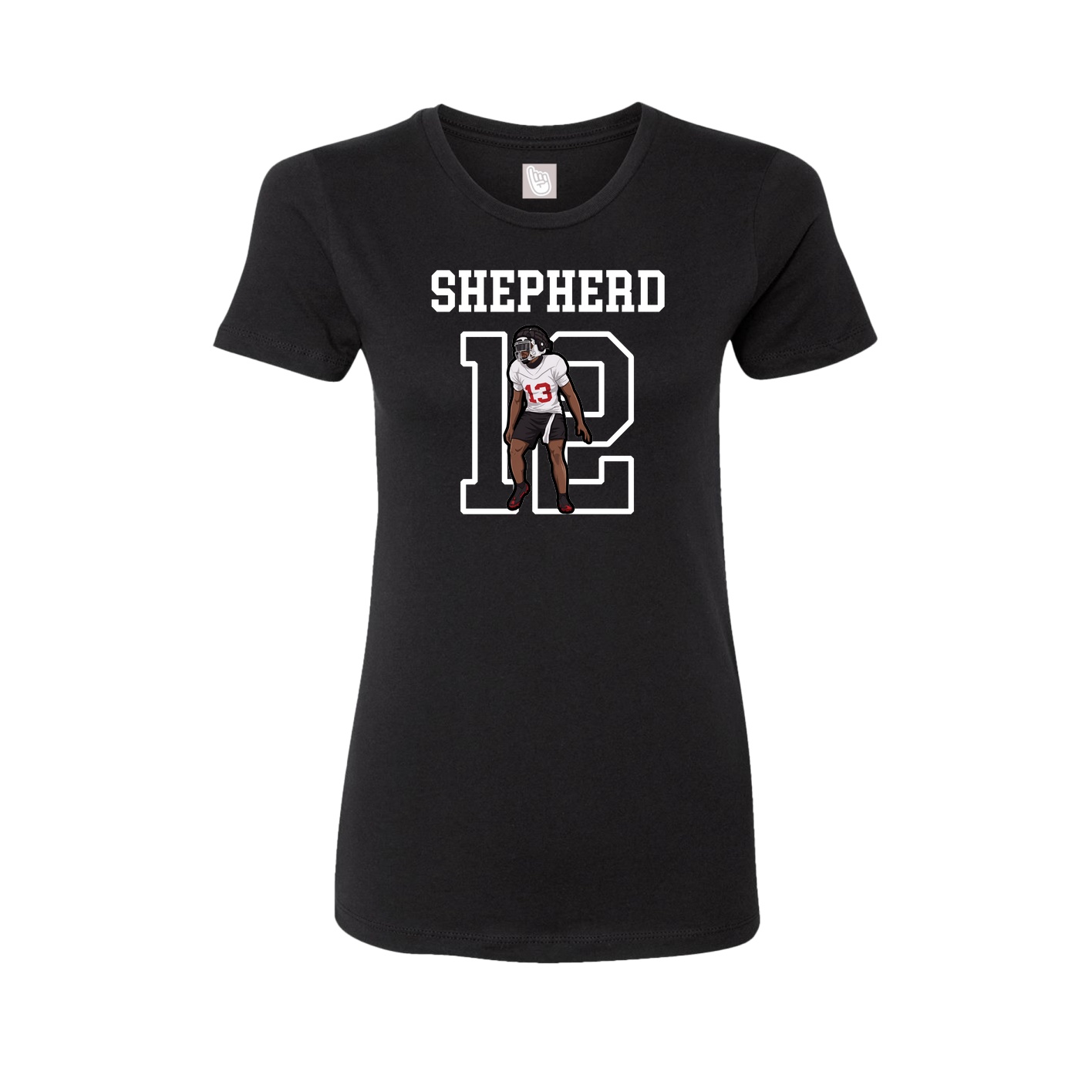 Fitted Women's Tee — Shirsey in Black