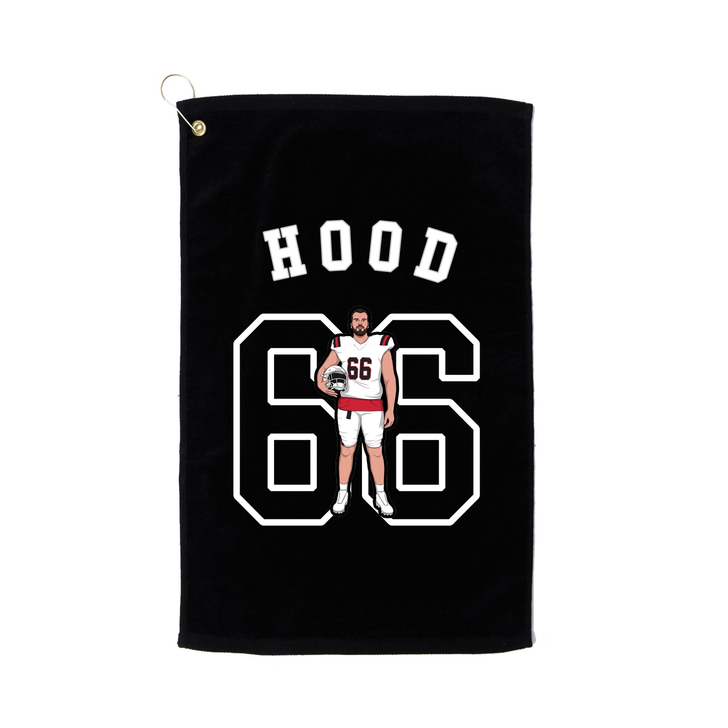 Golf Towel — Shirsey Arch in Black