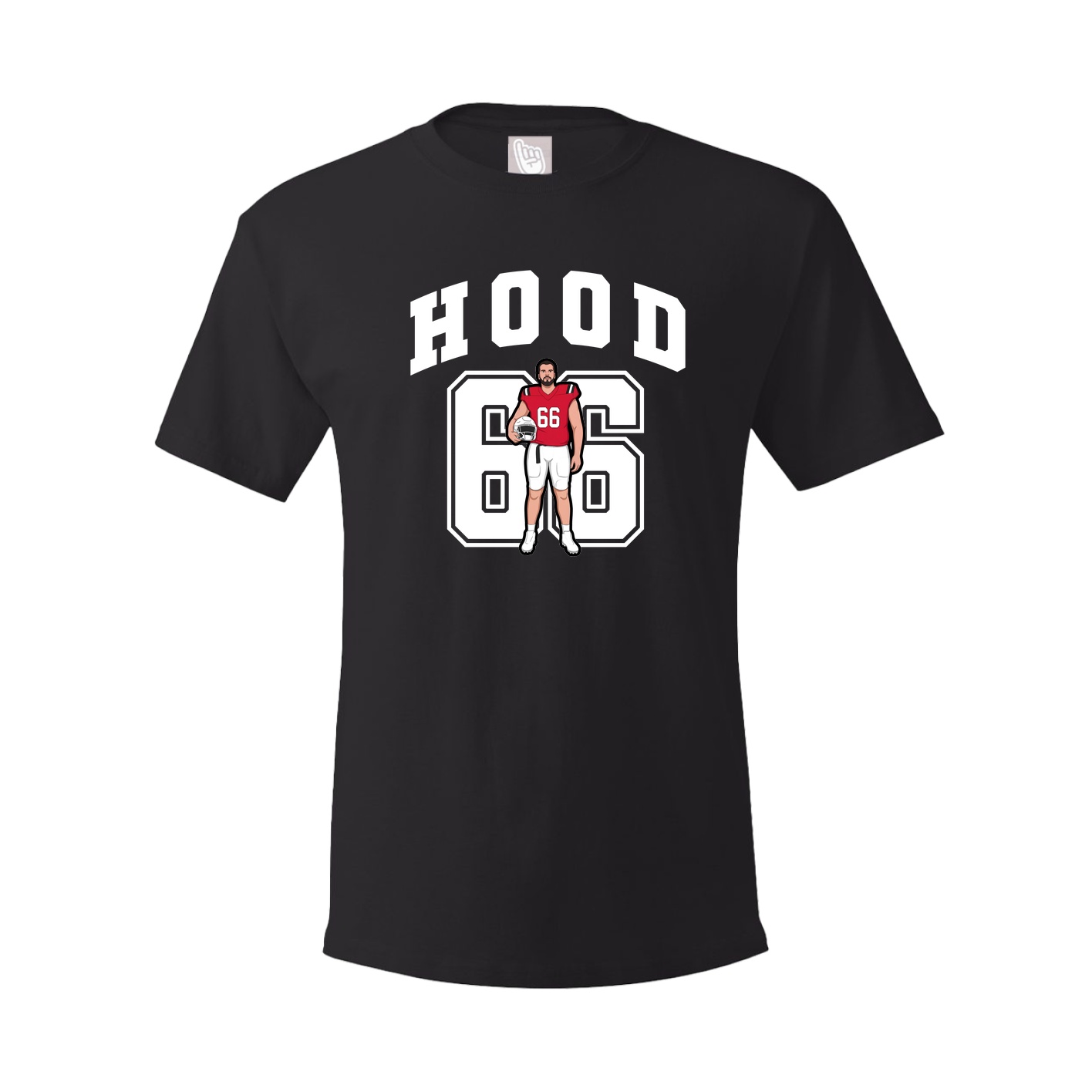Youth Tee — Number in Black