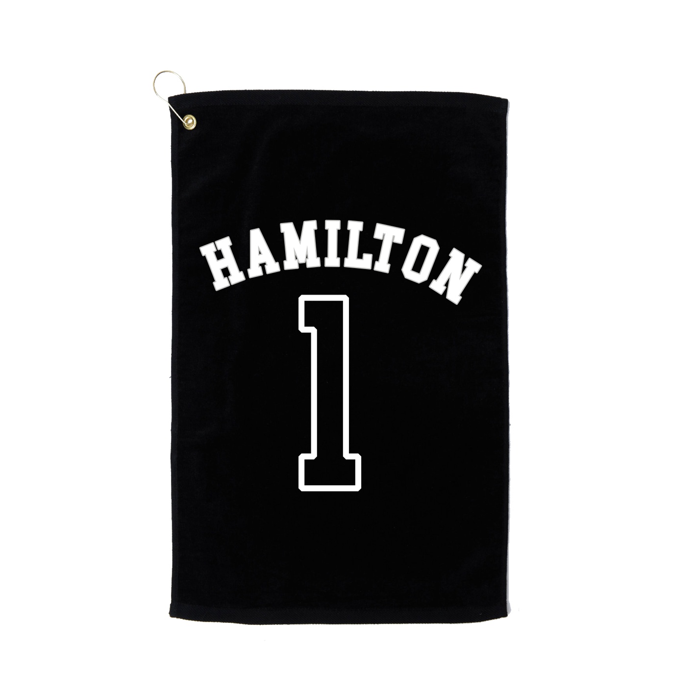 Golf Towel — Shirsey Arch in Black