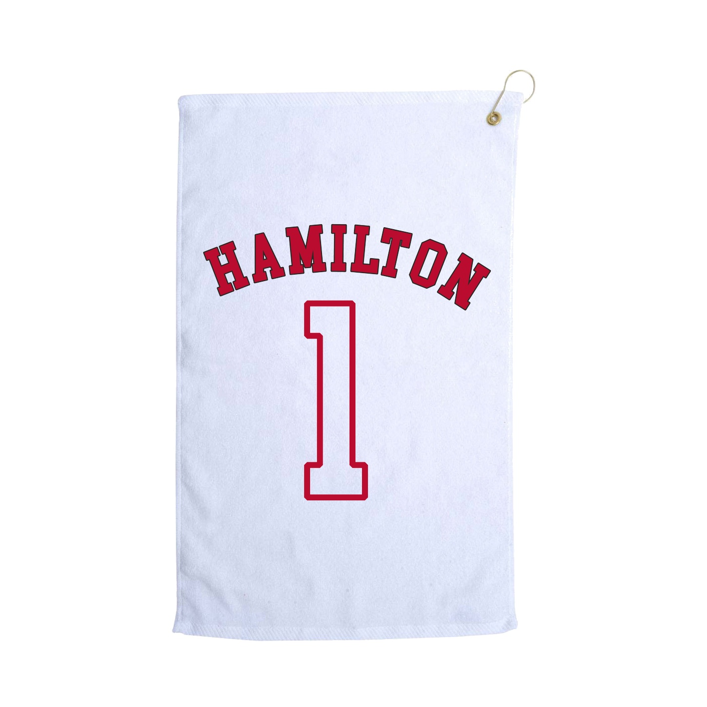 Golf Towel — Shirsey Arch in White