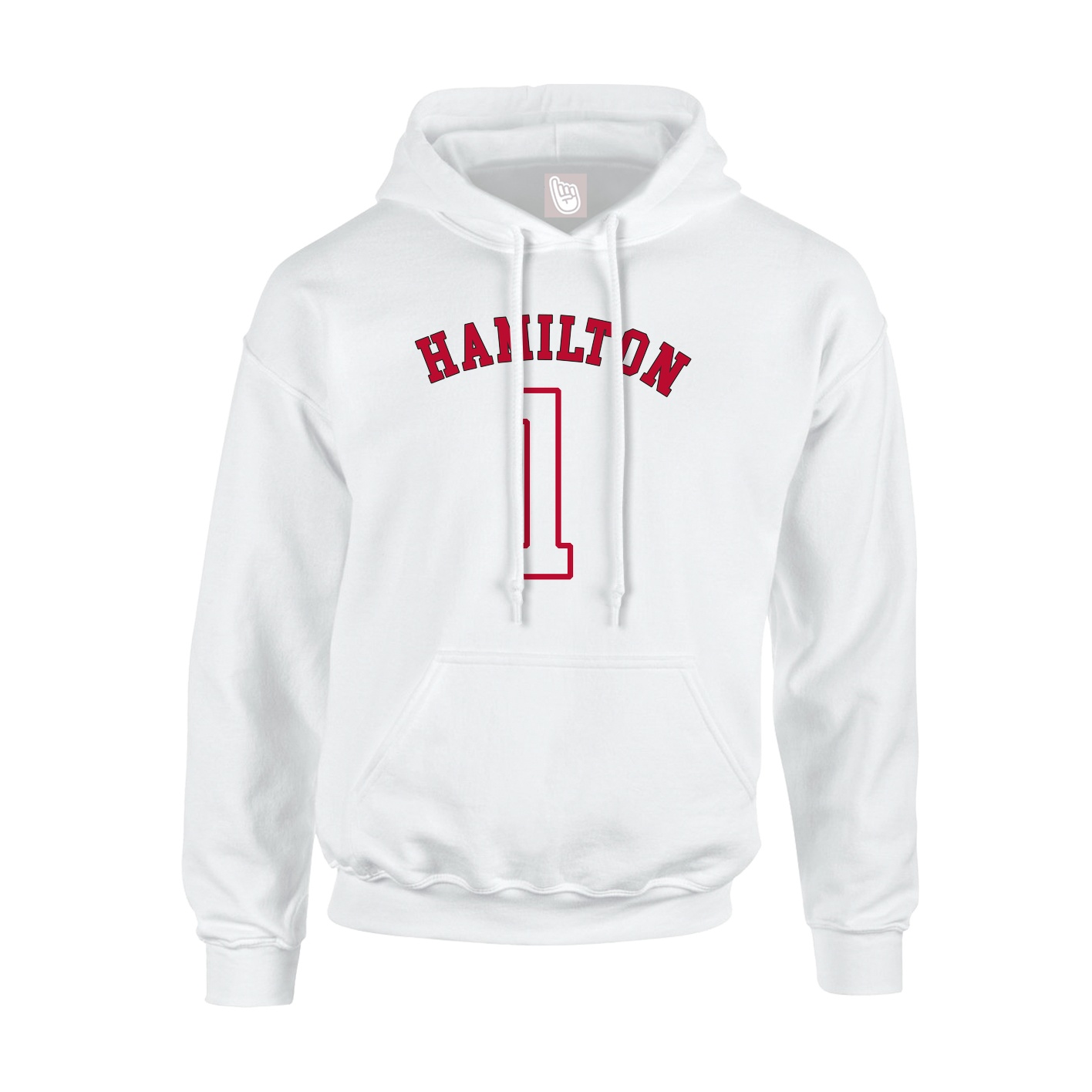 Youth Hoodie — Shirsey Arch in White
