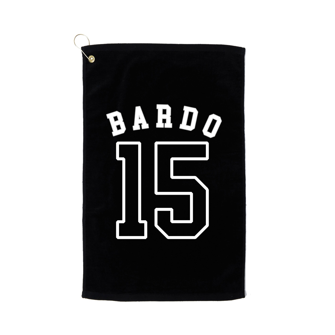 Golf Towel — Shirsey Arch in Black