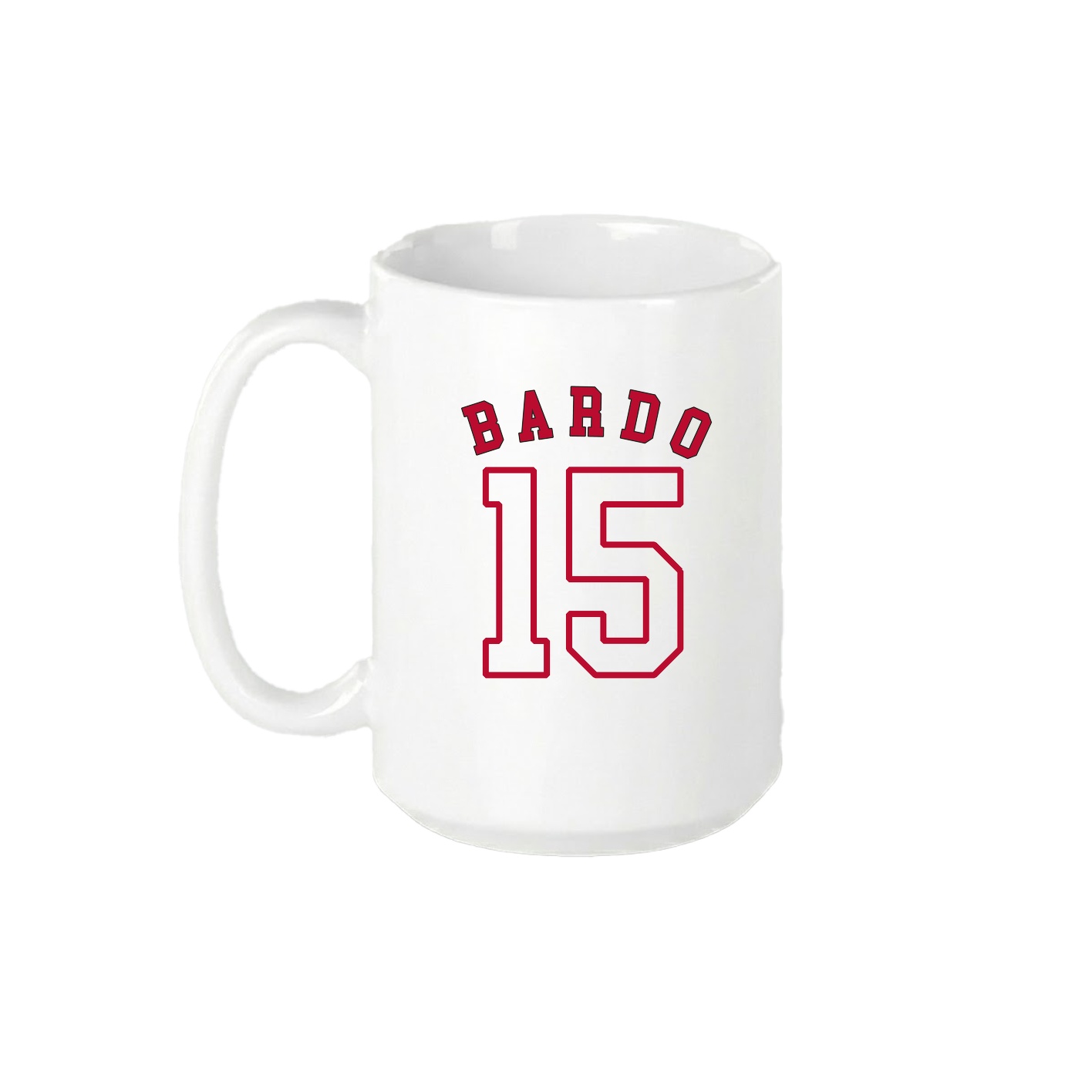 15oz Coffee Mug — Shirsey Arch in White