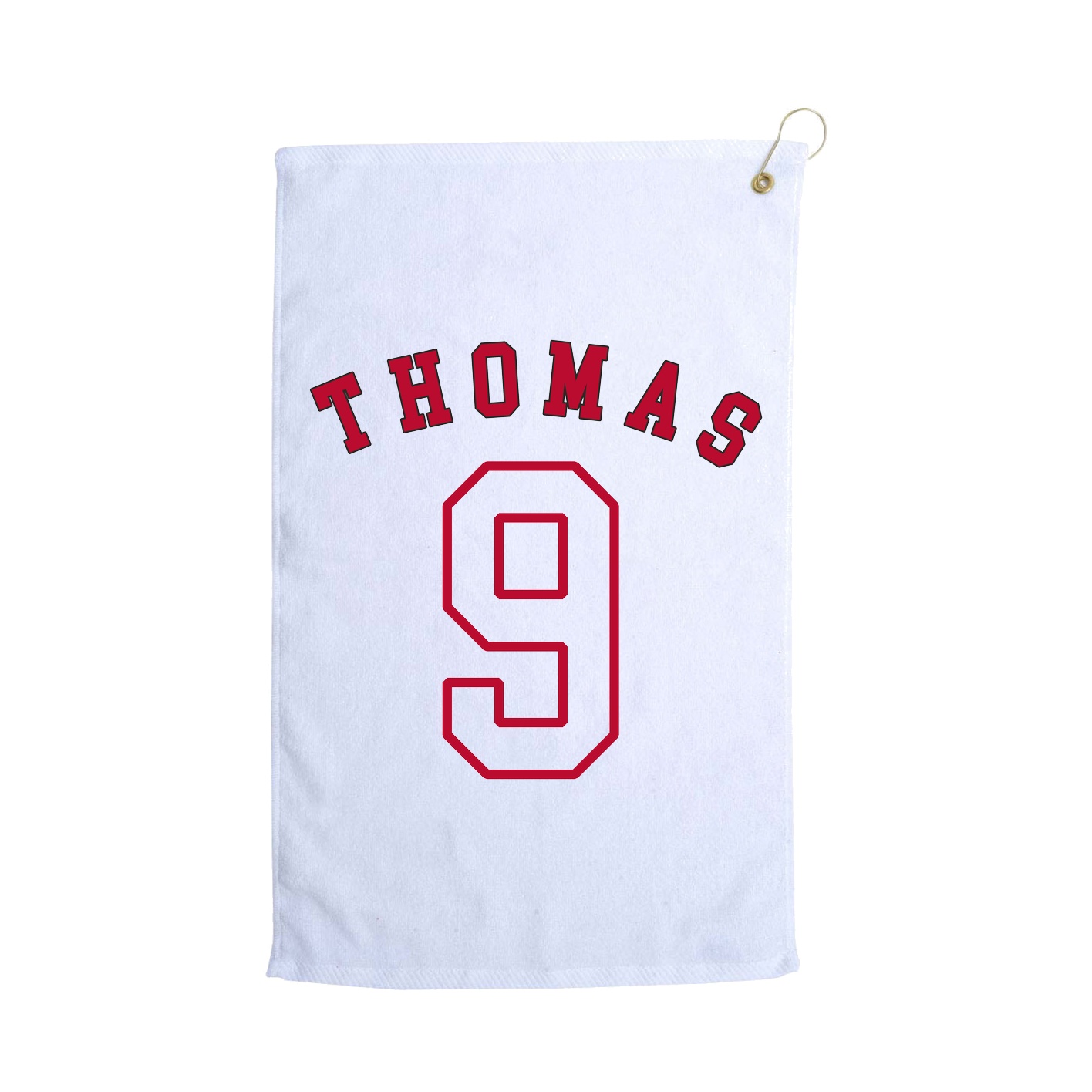 Golf Towel — Shirsey Arch in White
