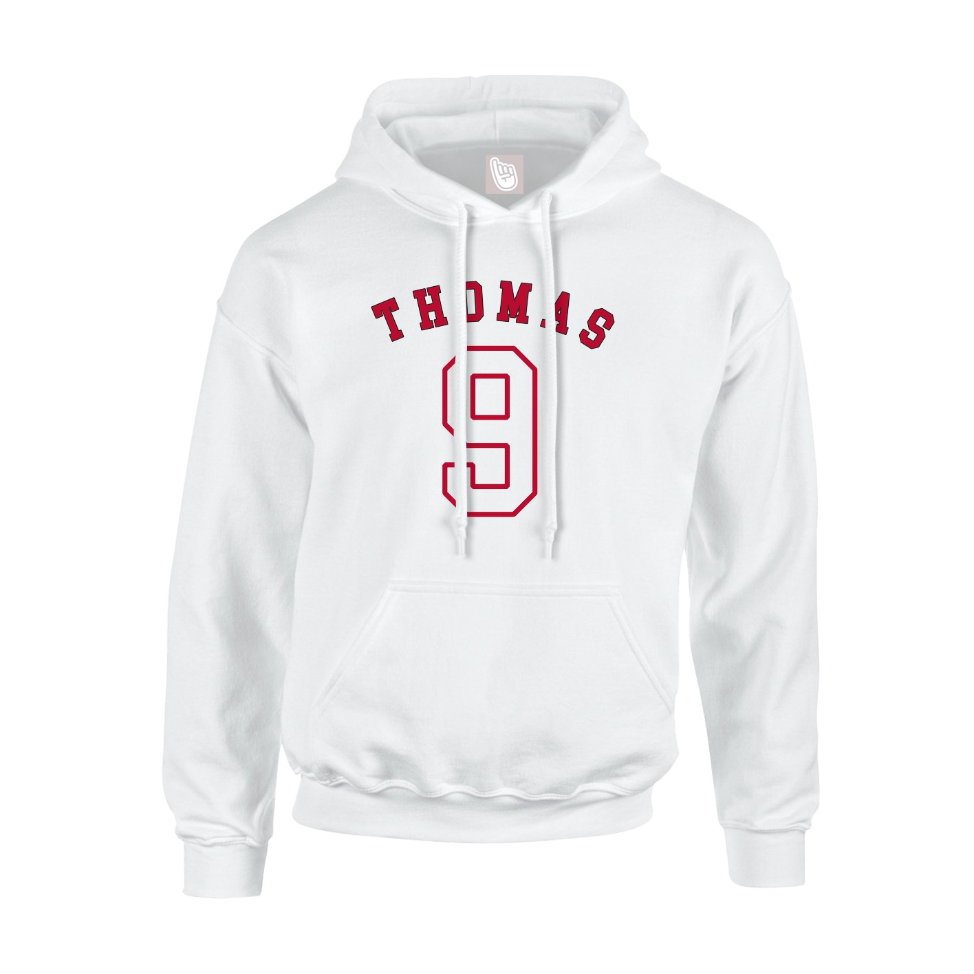 Hoodie — Shirsey Arch in White