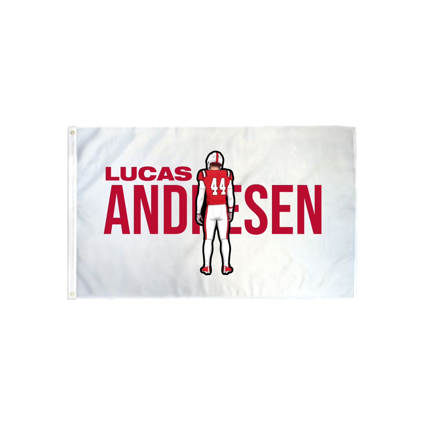 3x5 Flag — Player Name in Classic