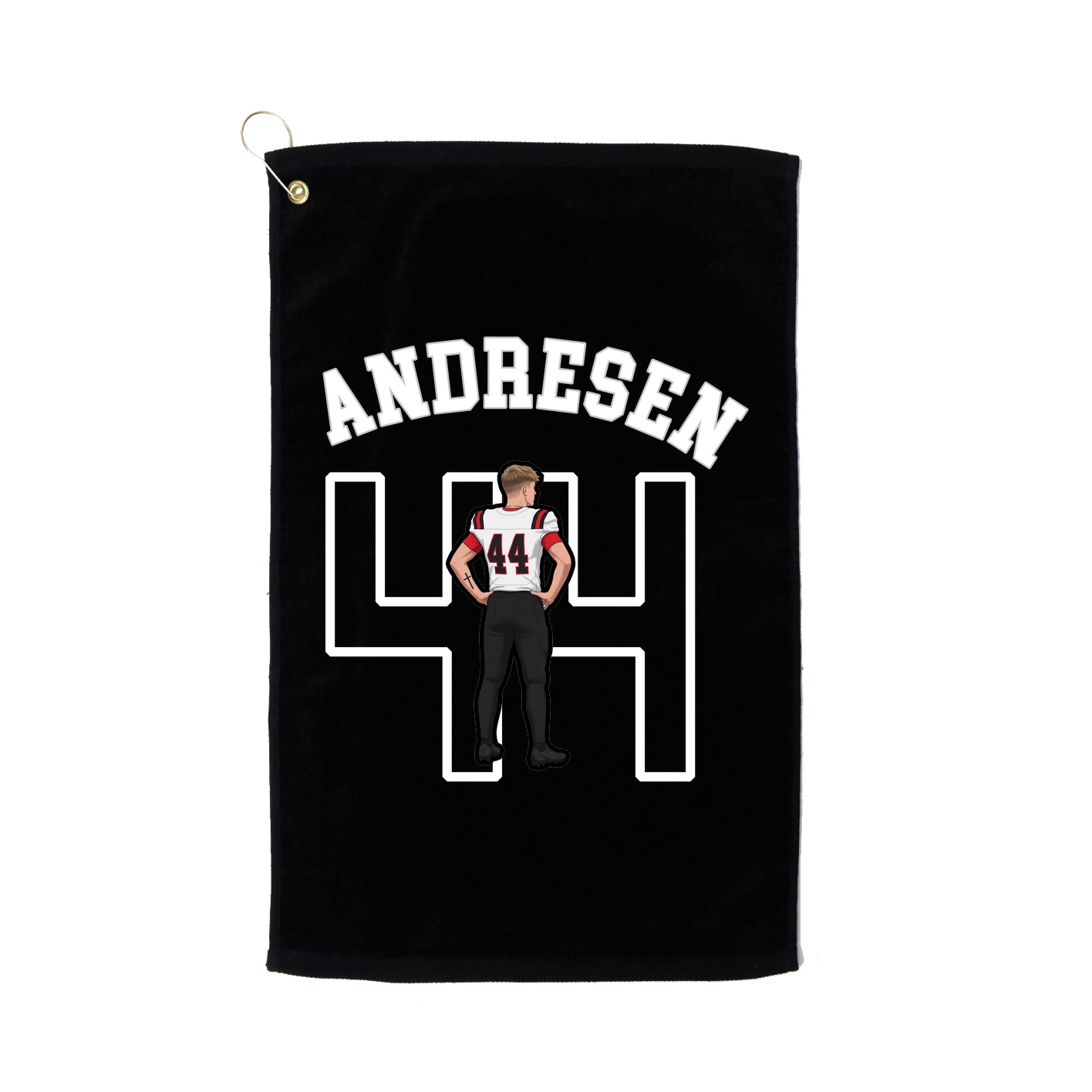 Golf Towel — Shirsey Arch in Black