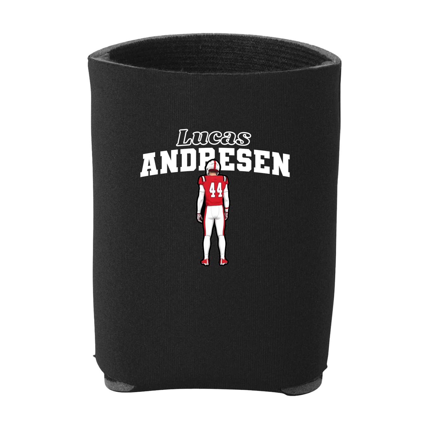 Can Holder — Name Arch in Black