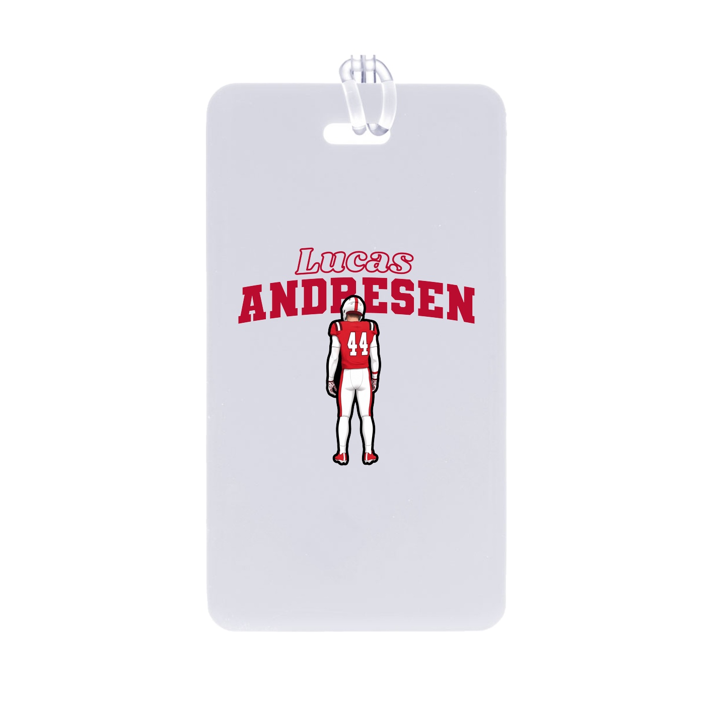 Bag Tag — Name Arch in Classic