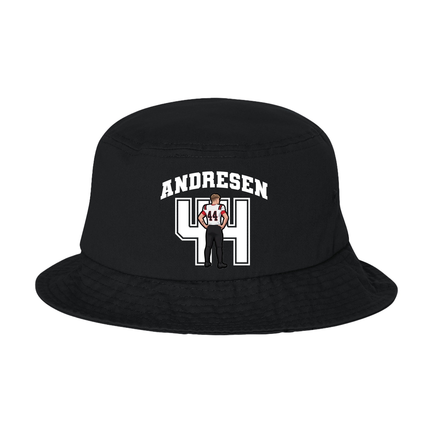 Bucket Cap — Number in Black