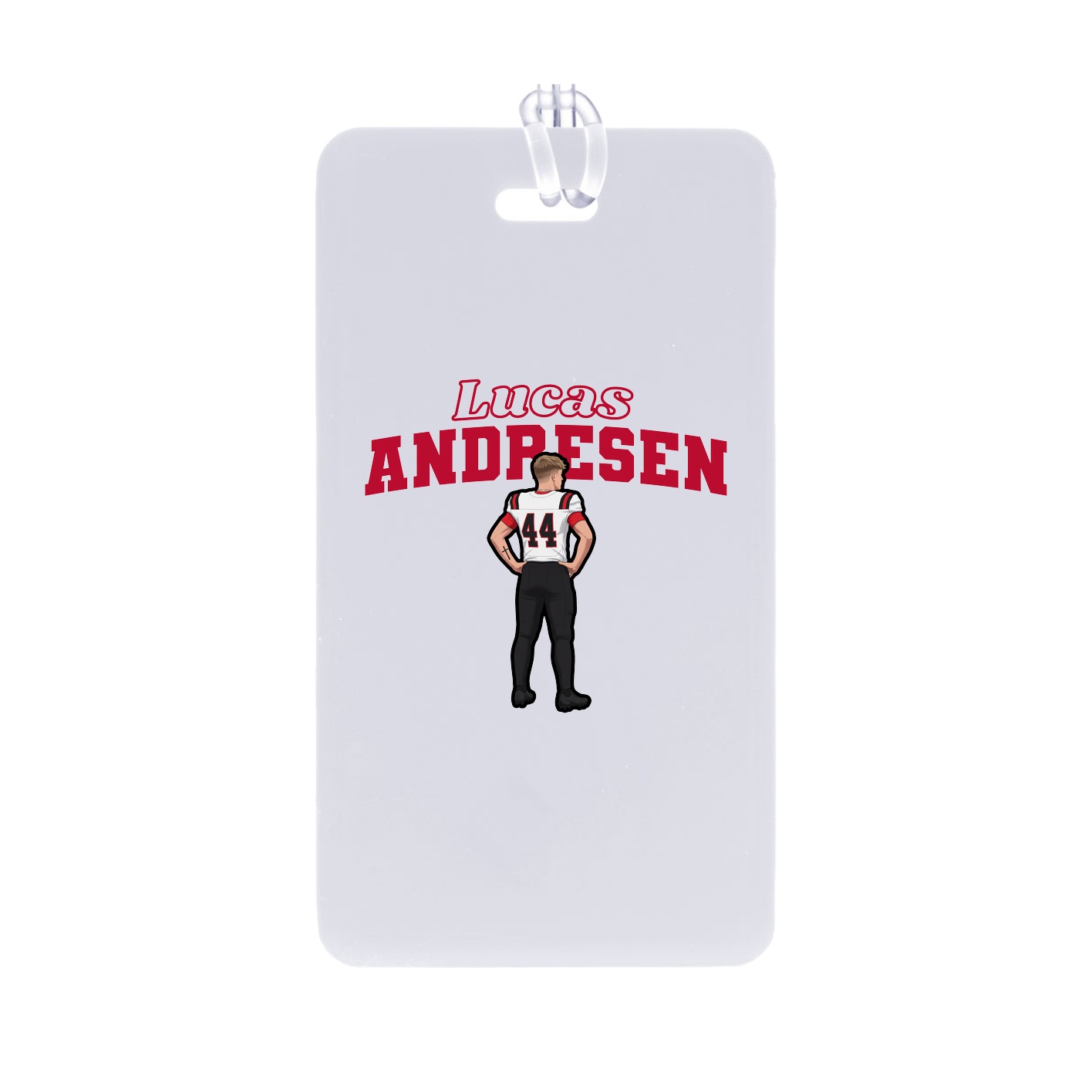 Bag Tag — Name Arch in Classic