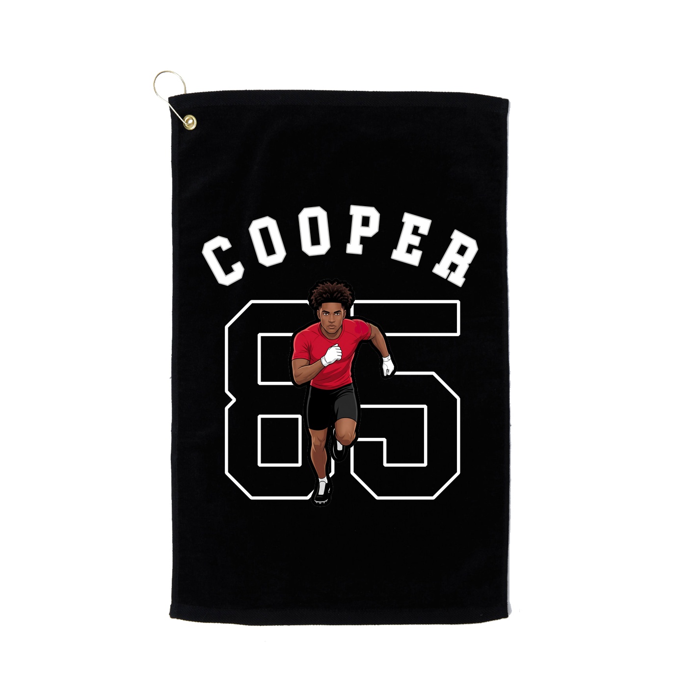 Golf Towel — Shirsey Arch in Black