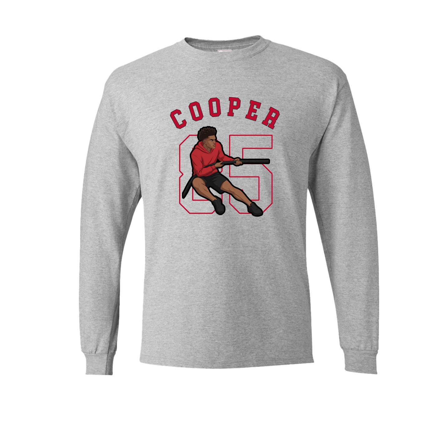 Long Sleeve Tee — Shirsey Arch in Grey