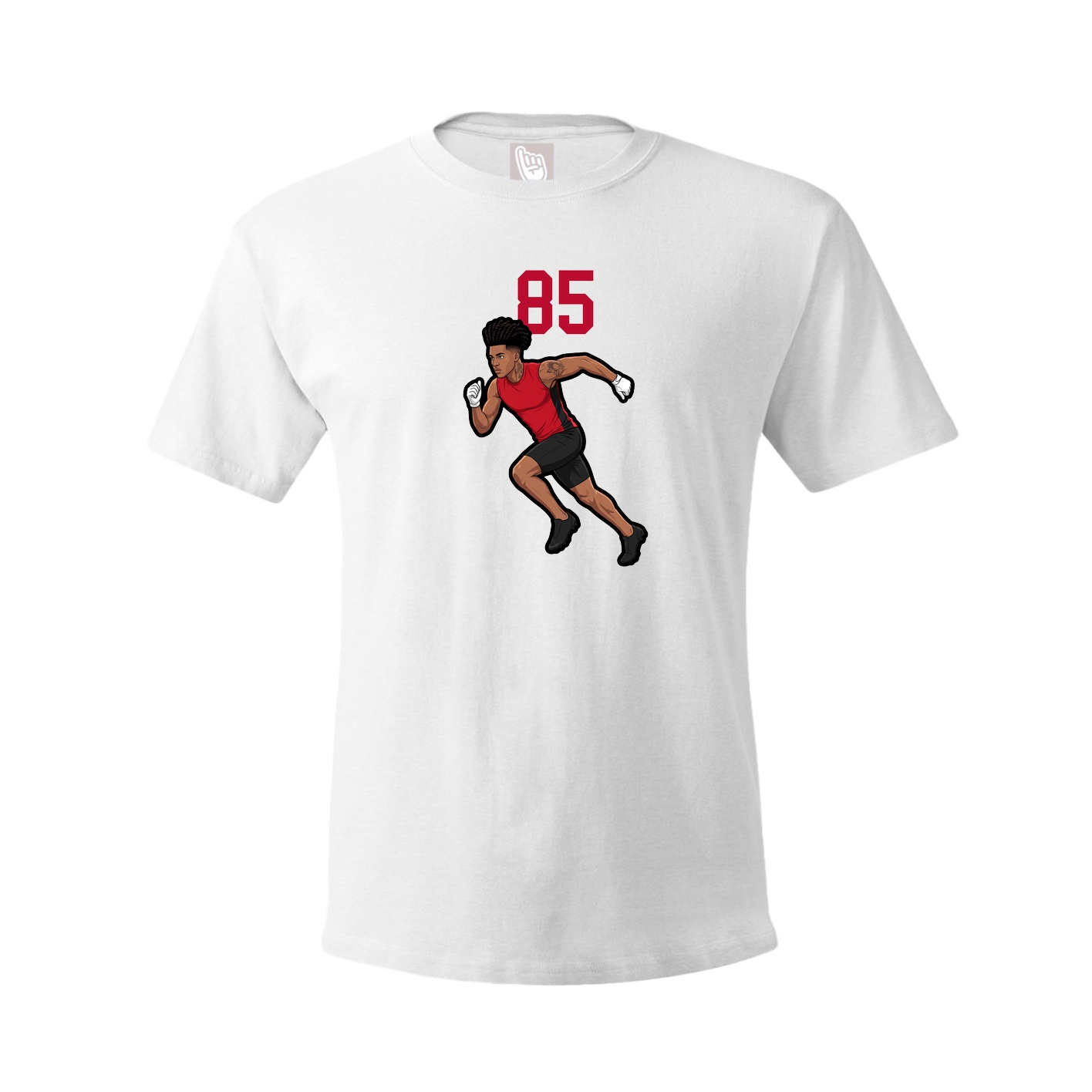 Tee — Number Top in White