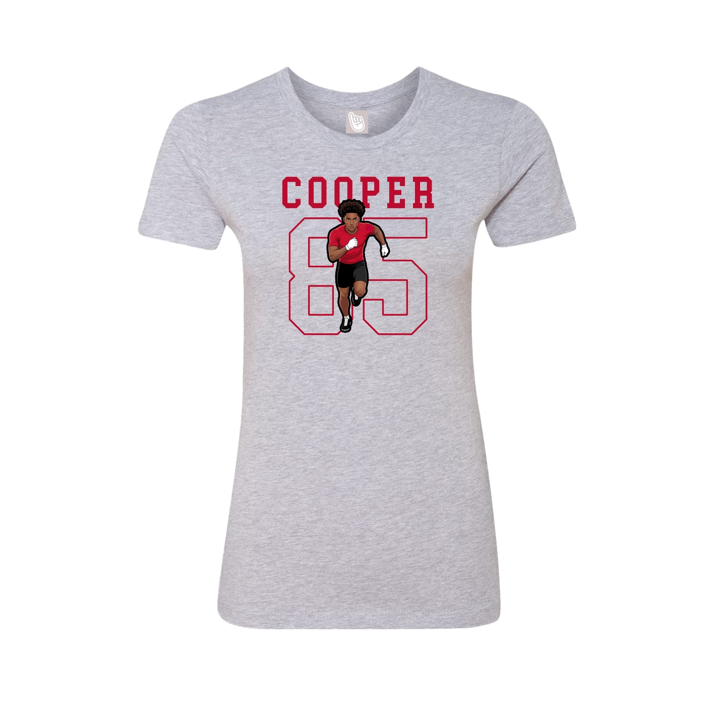 Fitted Women's Tee — Shirsey in Grey