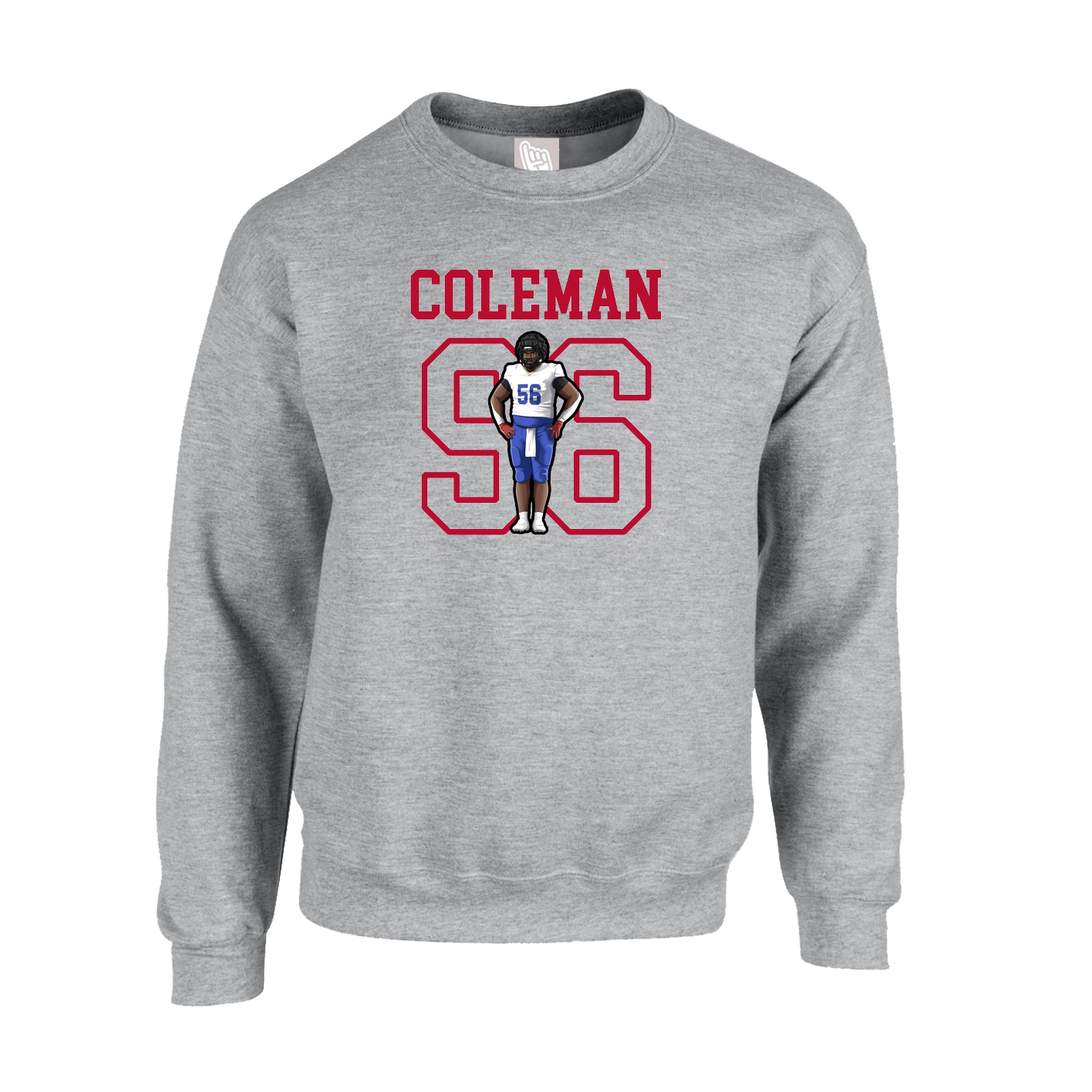 Fleece Crew — Shirsey in Grey