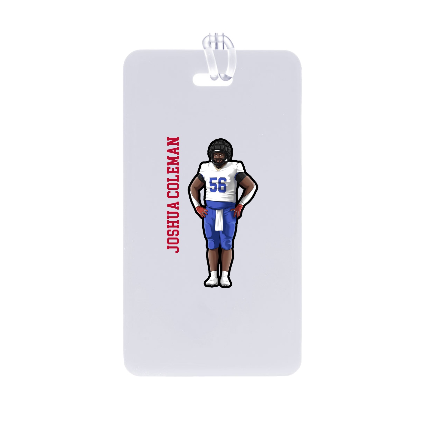 Bag Tag — Name Vertical in Classic