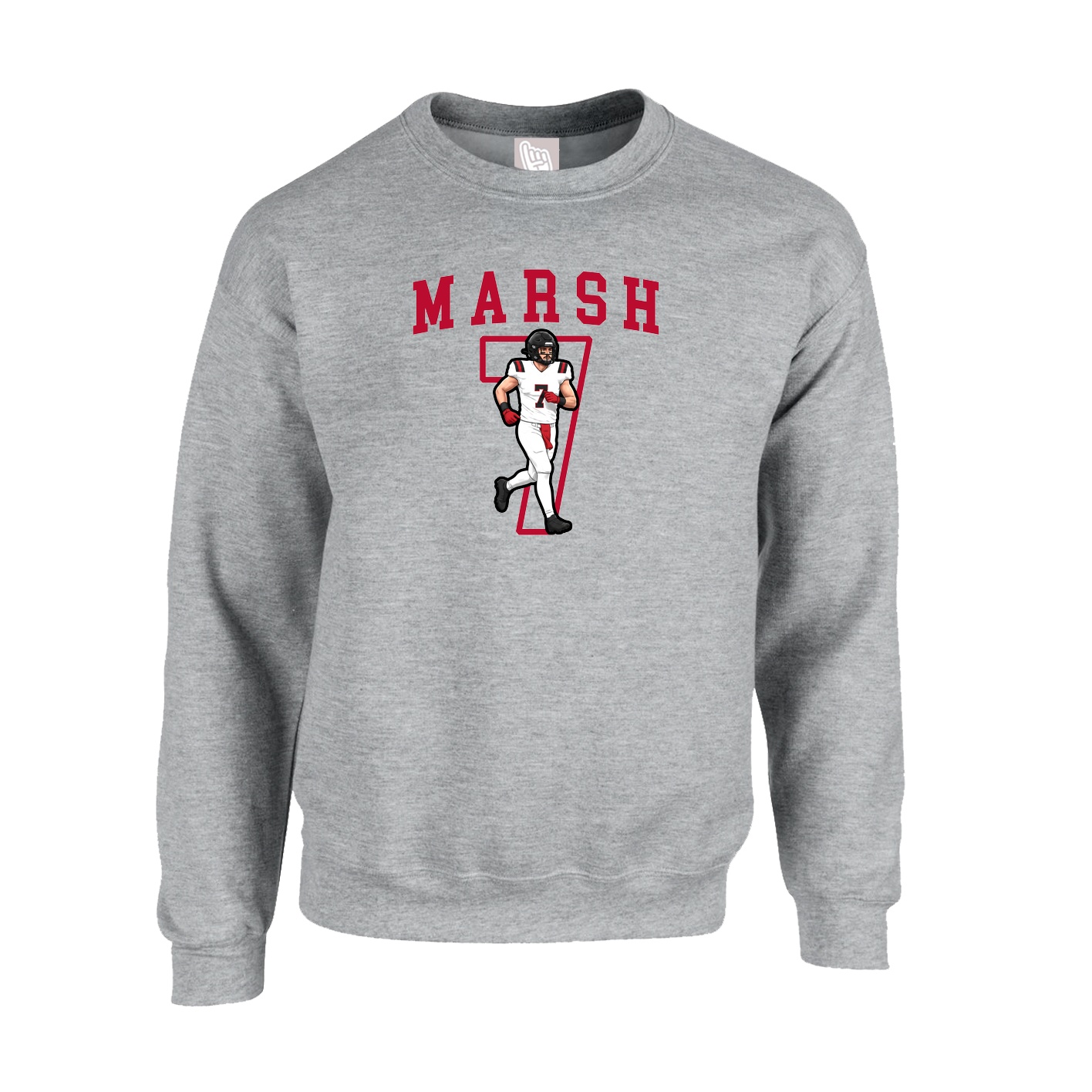 Fleece Crew — Shirsey in Grey