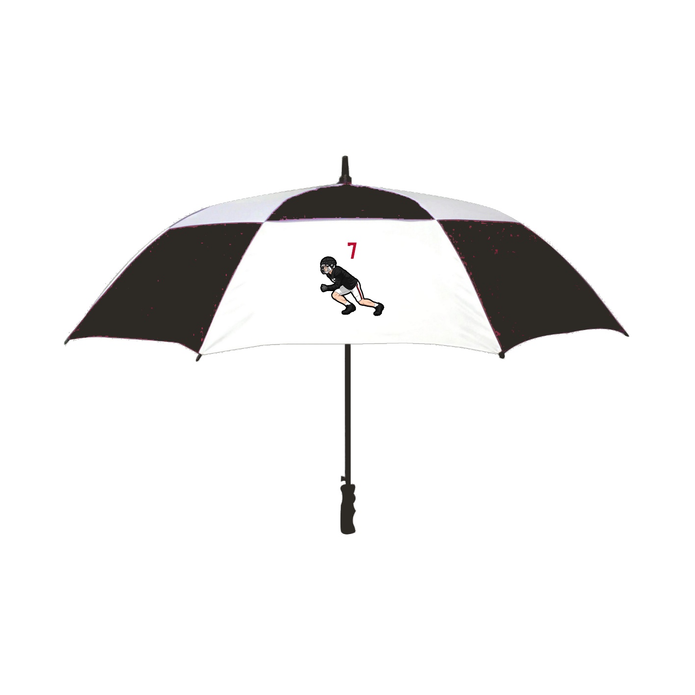 Golf Umbrella — Number Top in Black