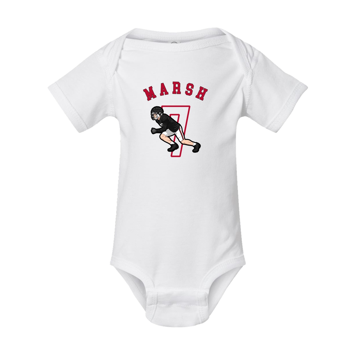 Baby Onesie — Shirsey Arch in White