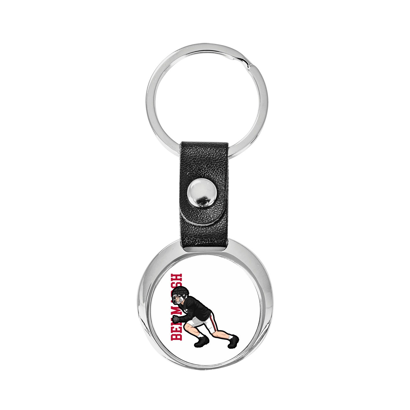 Key Chain — Name Vertical in Classic
