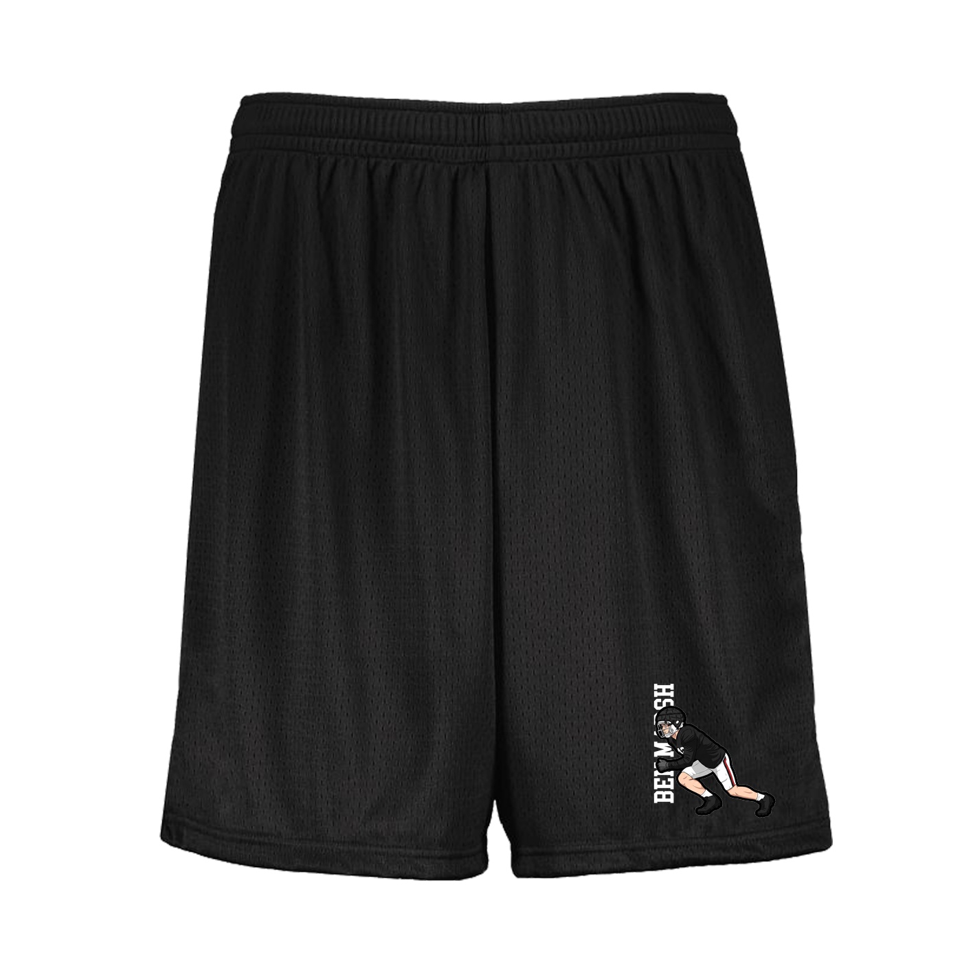 Shorts — Name Vertical in Black