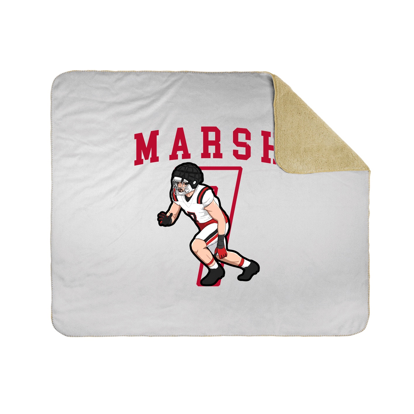 Throw Blanket — Shirsey in White