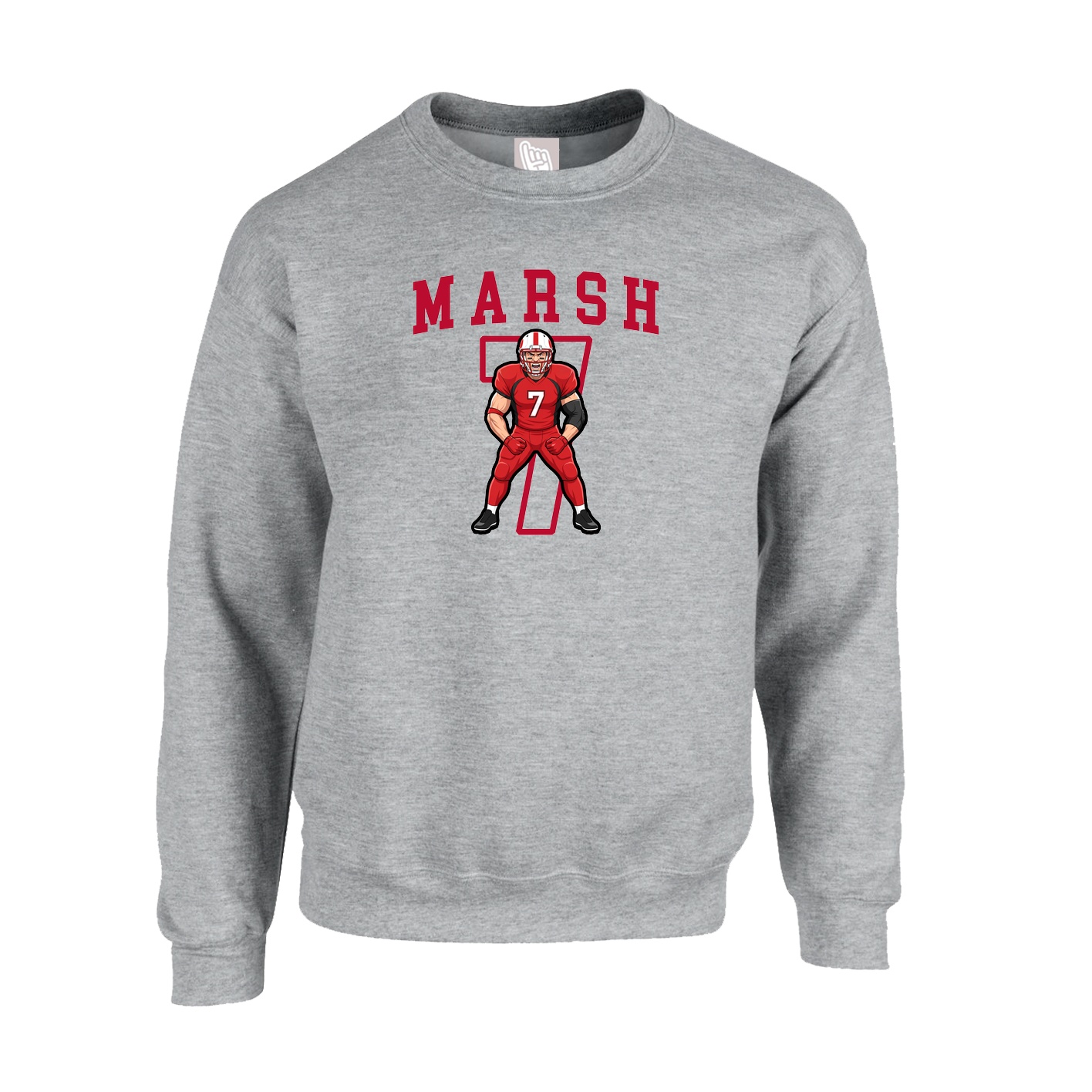 Fleece Crew — Shirsey in Grey