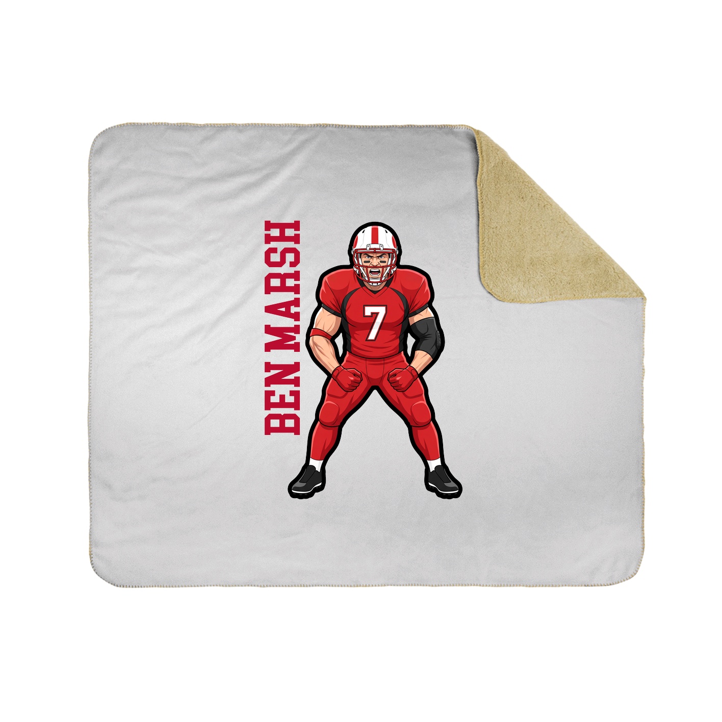 50x60 Sherpa Lined Throw Blanket