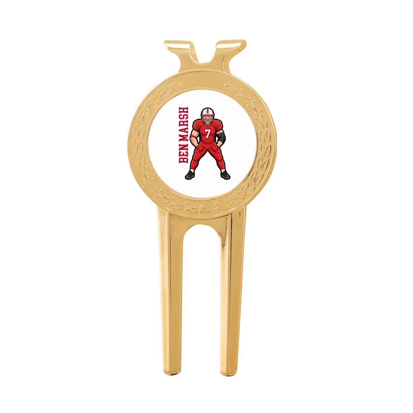 Divot Tool with Ball Marker — Name Vertical in Classic