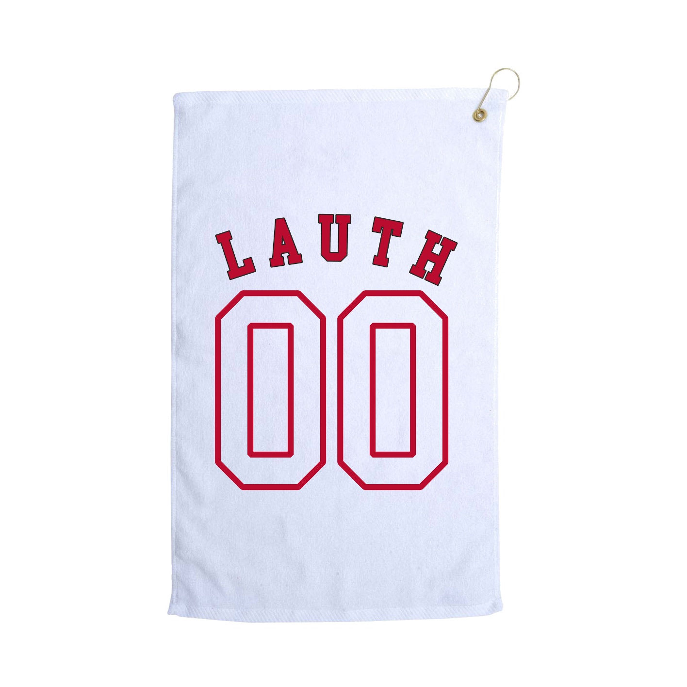 Golf Towel — Shirsey Arch in White
