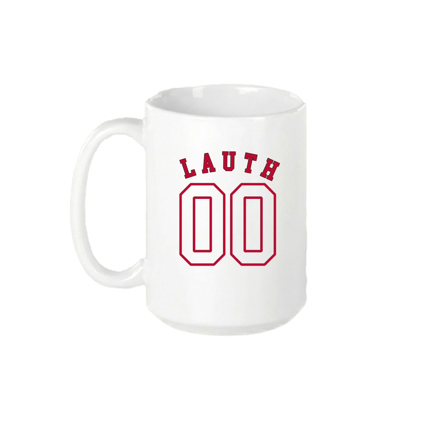 15oz Coffee Mug — Shirsey Arch in White