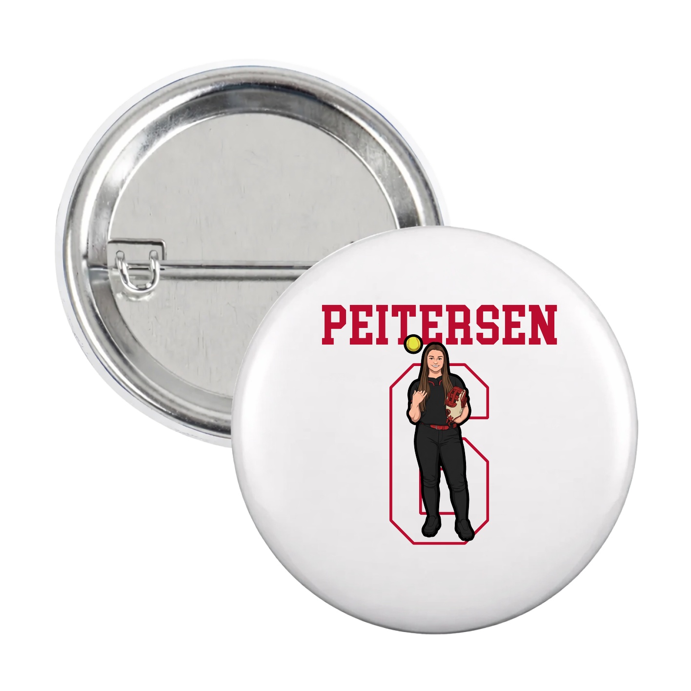 Game Day Button — Shirsey in White