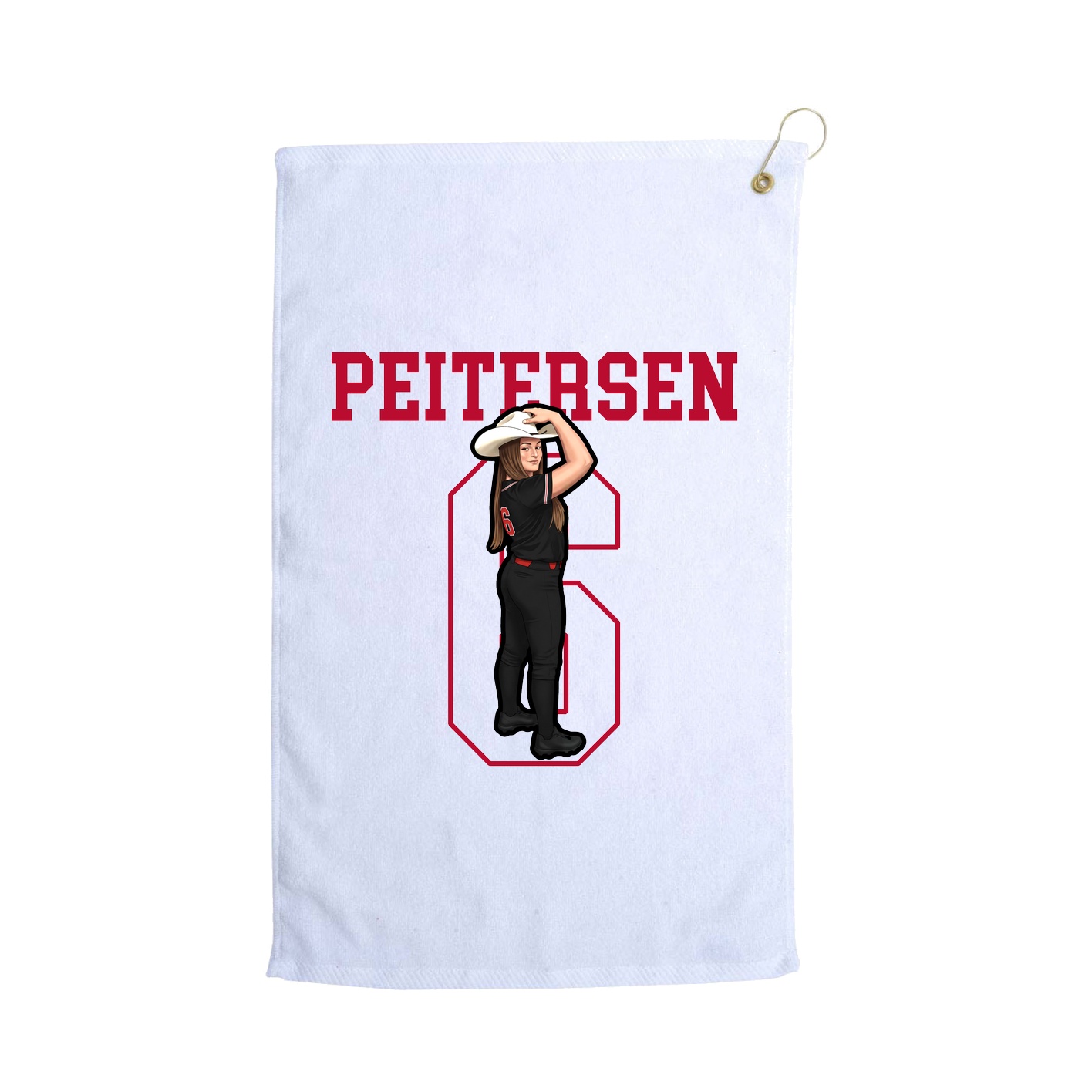 Golf Towel — Shirsey in White