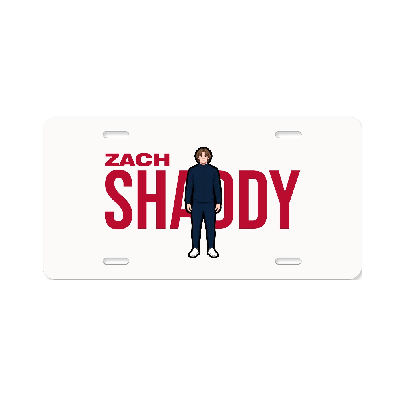 License Plate — Player Name in Classic