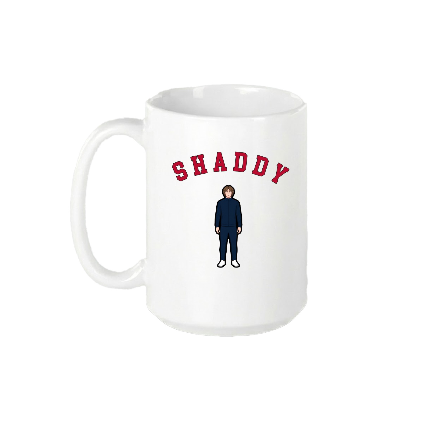 15oz Coffee Mug — Shirsey Arch in White