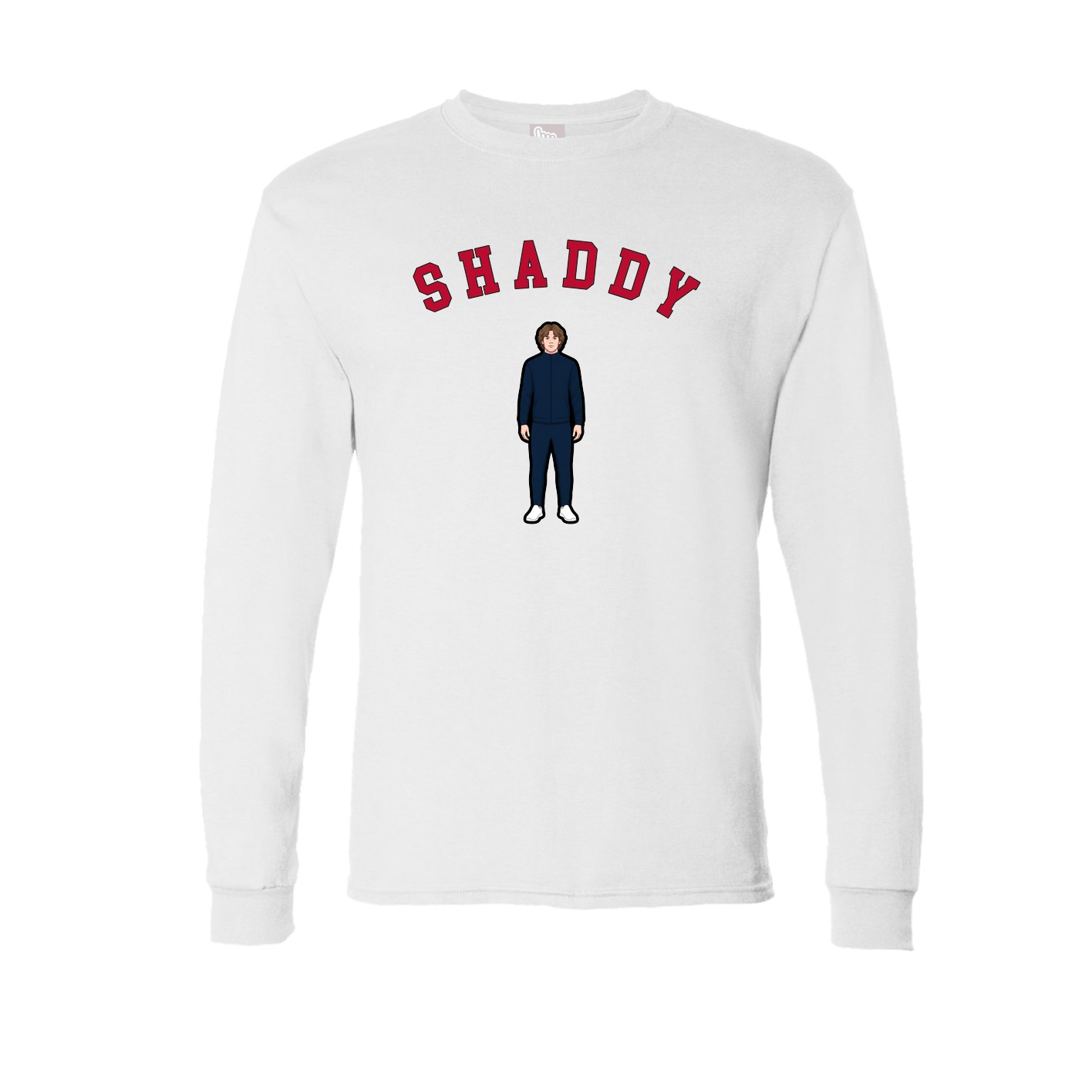 Long Sleeve Tee — Shirsey Arch in White