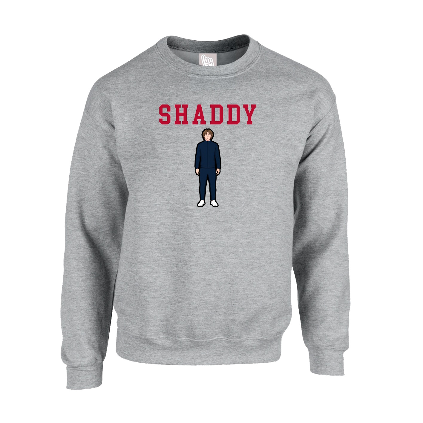 Fleece Crew — Shirsey in Grey