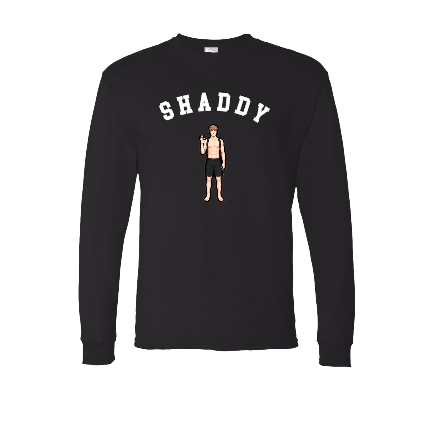 Long Sleeve Tee — Shirsey Arch in Black