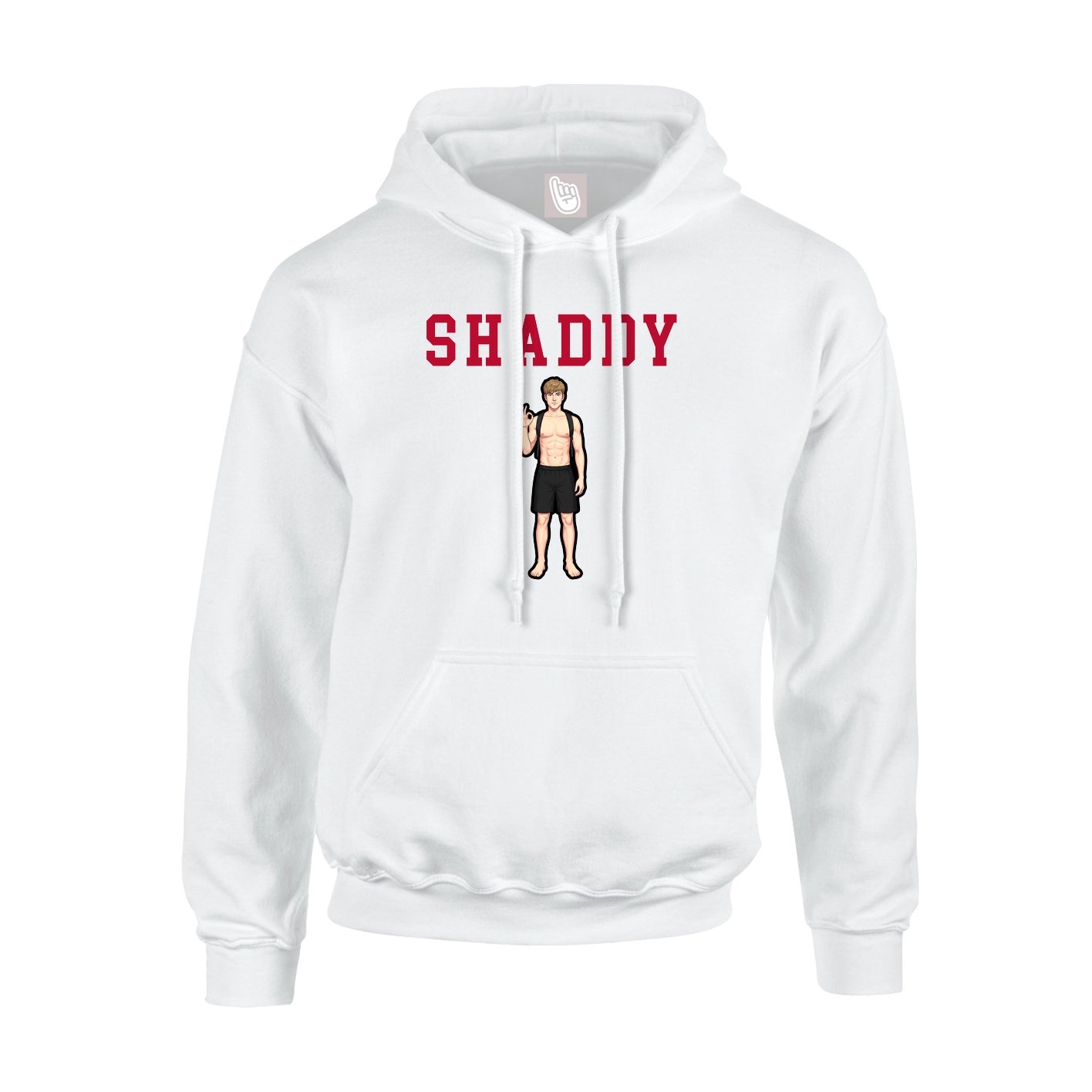 Youth Hoodie — Shirsey in White