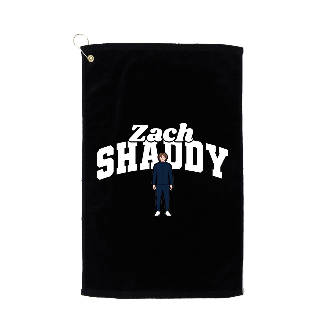Golf Towel — Signature Arch in Black