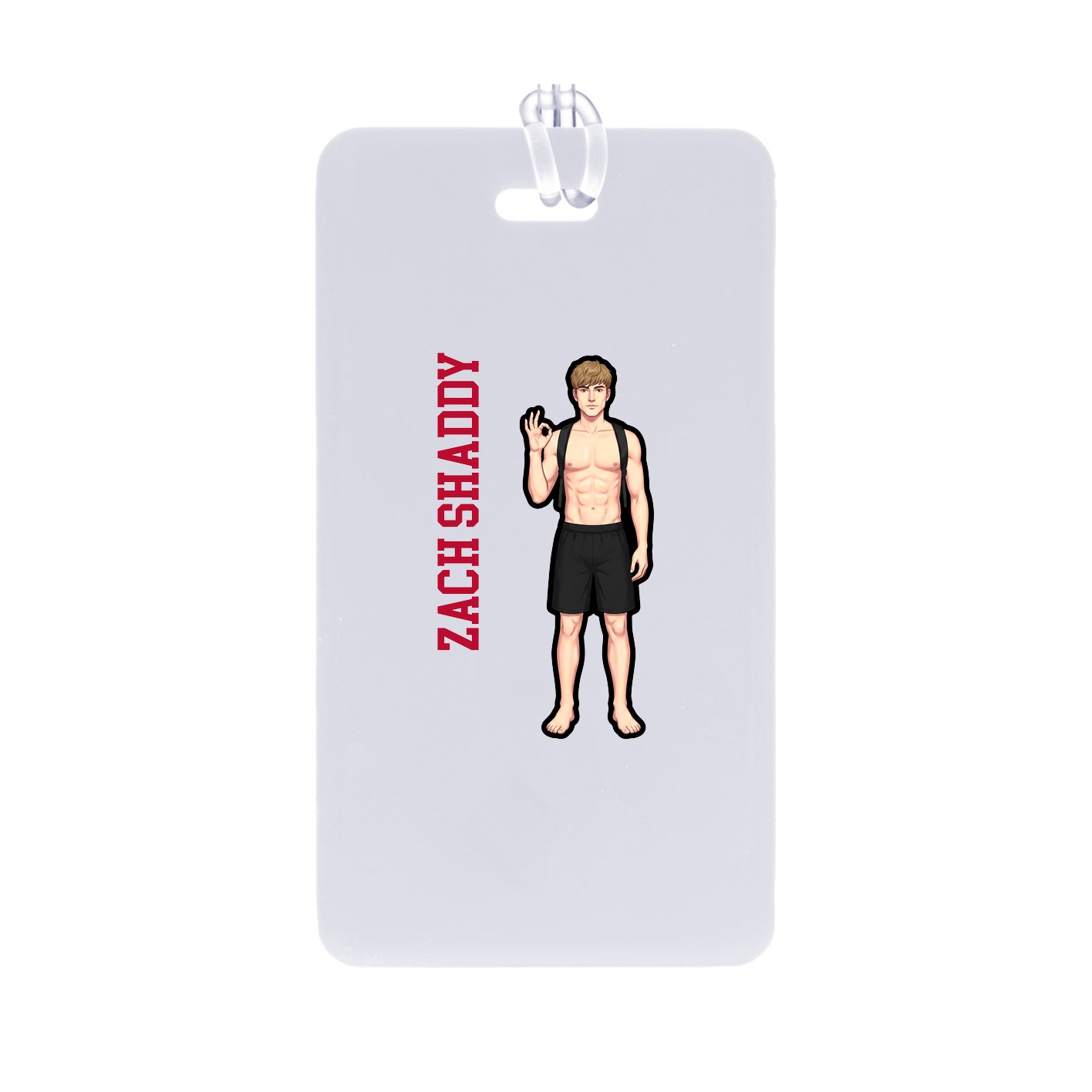 Bag Tag — Name Vertical in Classic