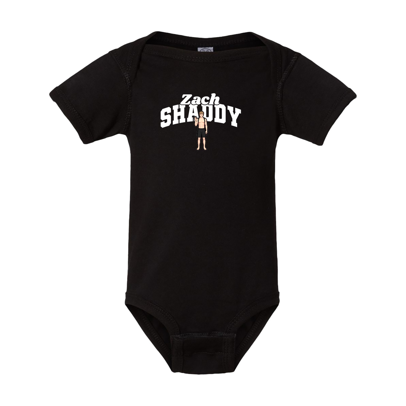 Baby Onesie — Signature Arch in Black